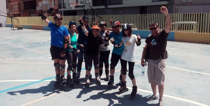 Marcha solidaria club patí